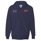 Hanes Ultimate Cotton® Full-Zip Hooded Sweatshirt - F280